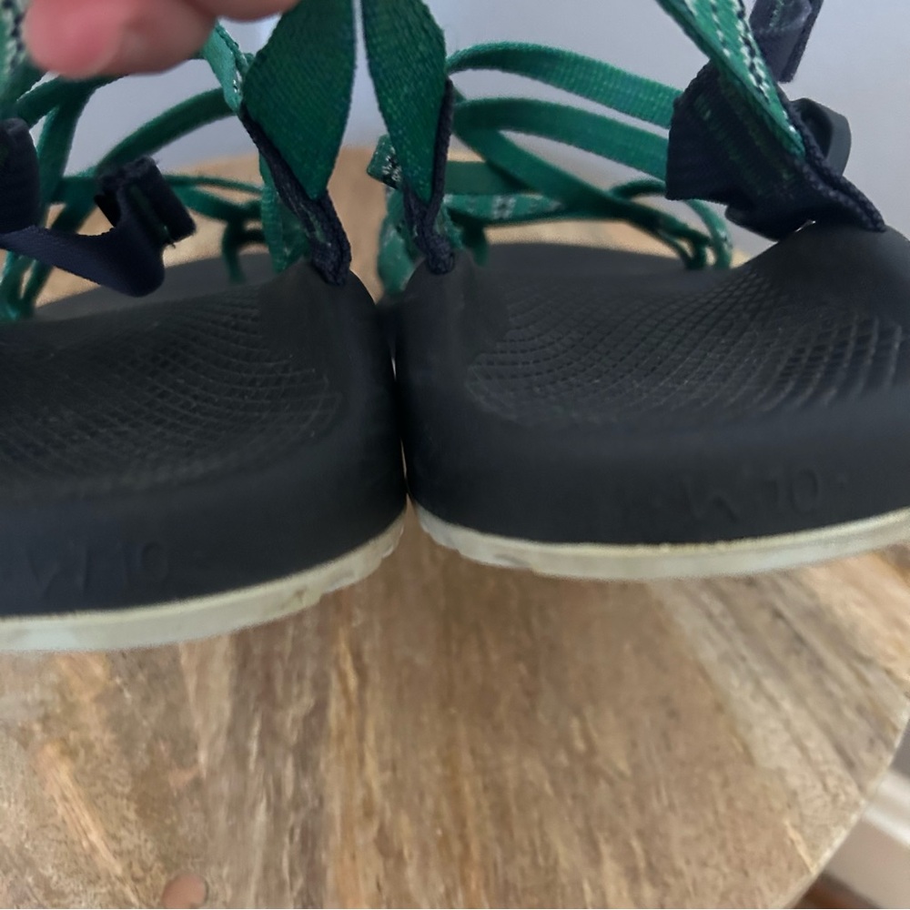 Chaco Womens ZX2 Classic Eclipse Green Sandals Sz 10 - Picture 5 of 7